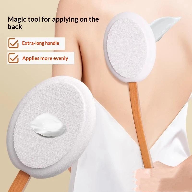 Useful Tech Accessories - Multifunktionaler Holz-Rückenapplikator mit langem Griff für