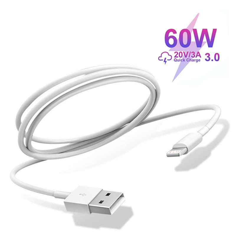 Tech Accessories Apple - USB-A-auf-Lightning-Kabel für iPhone 14 13 12