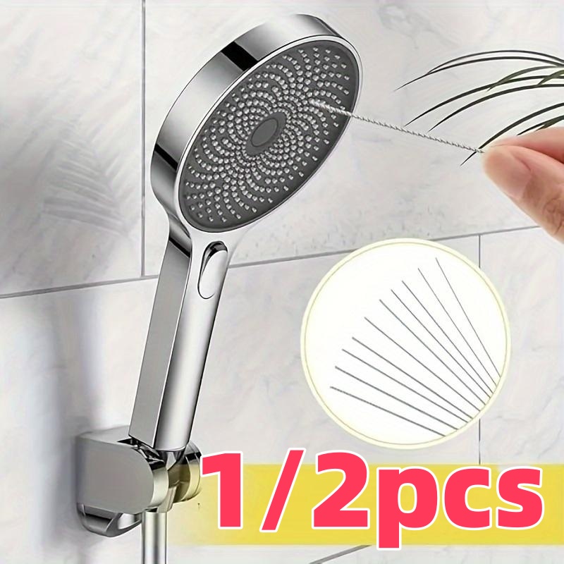Useful Tech Accessories - 10-teiliges Edelstahl-Nadelbürsten-Set zur Reinigung von Duschköpfen,