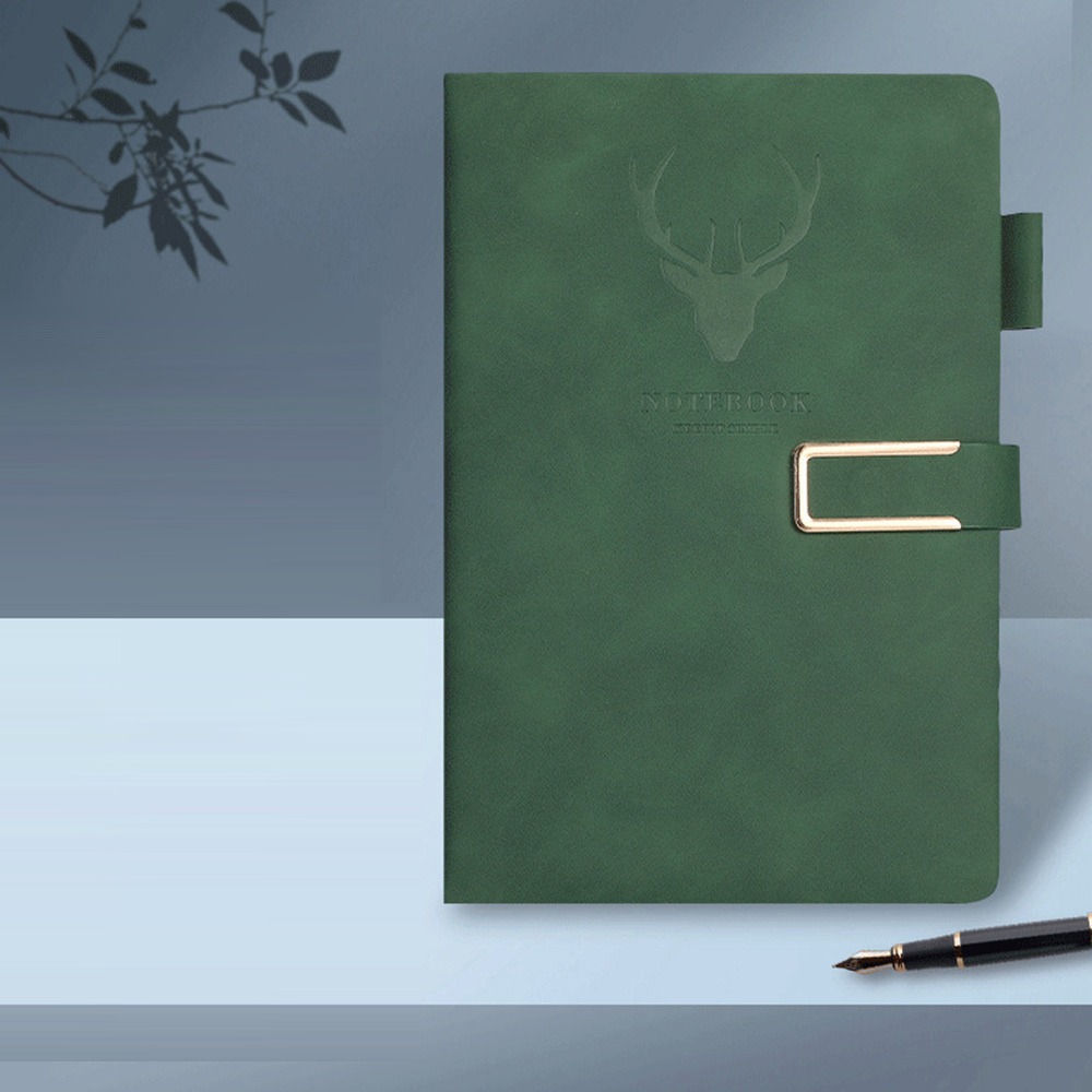 Pen Holder Magnetic - Neues PU-Leder Notizbuch mit Magnetverschluss Stifthalter