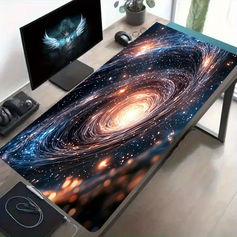 We Tech Galaxy Accessories - Cosmic Galaxy Iron Art Mauspad, Sternenhimmel,