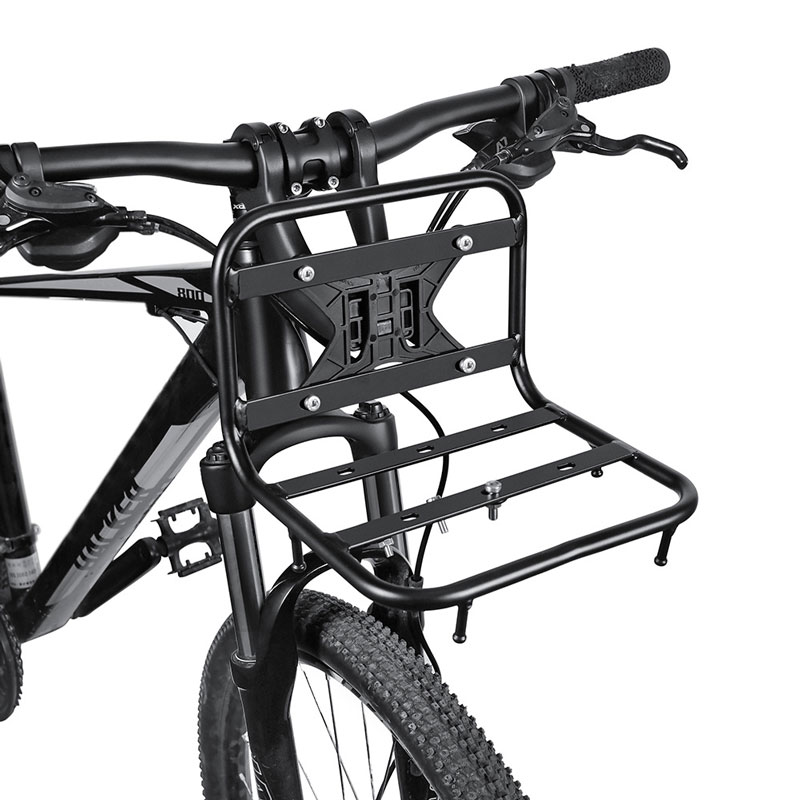 Useful Tech Accessories - Fahrrad-Vorderradgepäckträger aus Aluminiumlegierung Multifunktionaler Fahrrad-Vorderradgepäckträger für