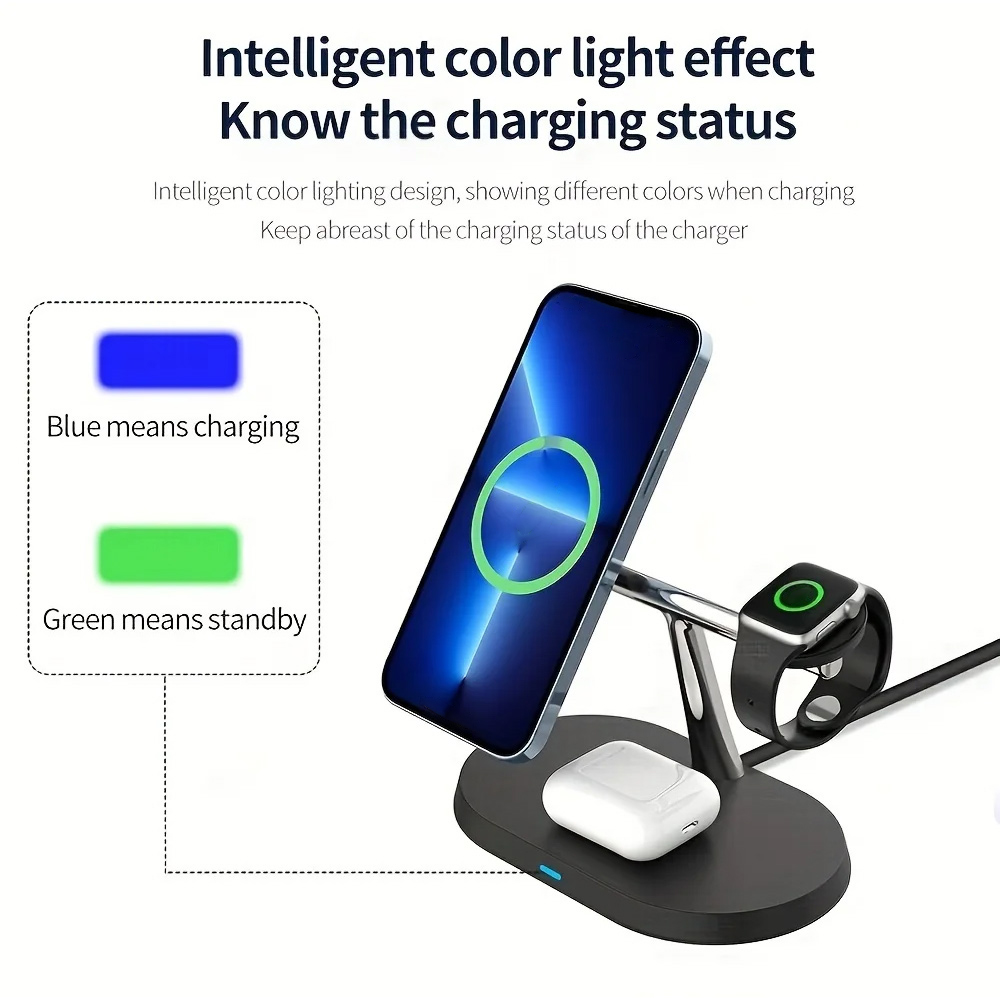 3-in-1 Magnetisches Kabelloses – Wireless Charger 3 In 1 Bewertung und Preis
