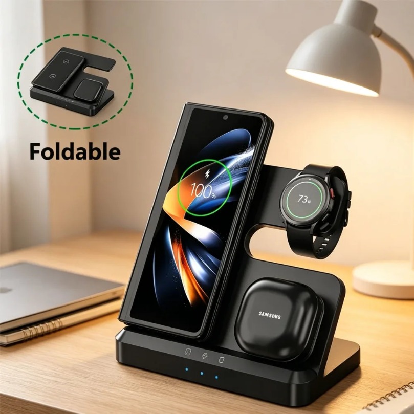 3-in-1 Schnelles Kabelloses La – Wireless Charger 3 In 1 Bewertung und Preis
