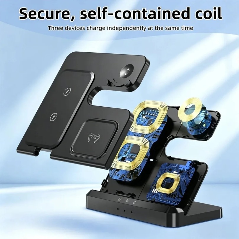 3-in-1 Schnelles Kabelloses La – Wireless Charger 3 In 1 Bewertung und Preis