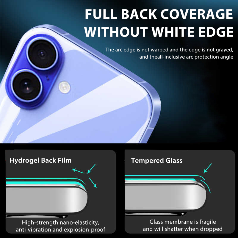 4-1Pcs Zurück Hydrogel Film Fü – Tech Accessories Apple Bewertung und Preis