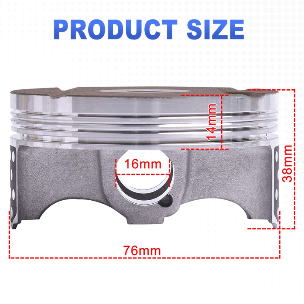 76mm Motorrad-Zubehör Zylinder – Xmax Tech Max Accessories Bewertung und Preis