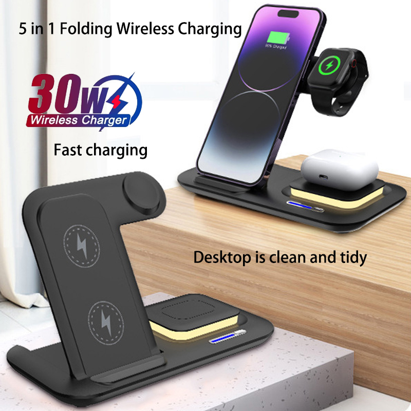 Heißer 3-in-1 faltbarer kabell – Wireless Charger 3 In 1 Bewertung und Preis