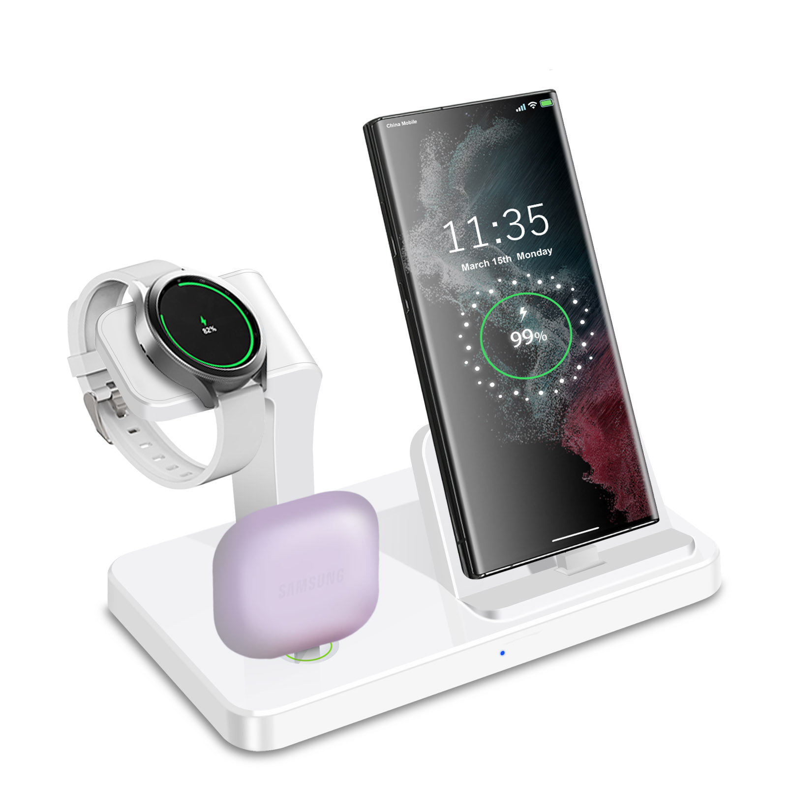 3-in-1 Schreibtisch-Dockingsta – Wireless Charger 3 In 1 Bewertung und Preis