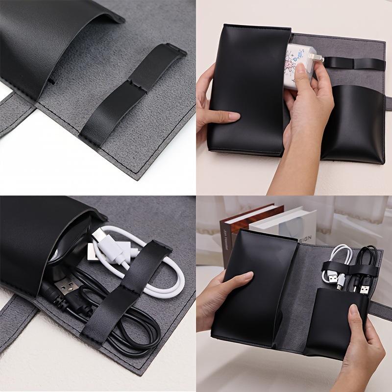 1PC PU Leder Multi-Fach Organi – Tech Accessories Travel Case Bewertung und Preis