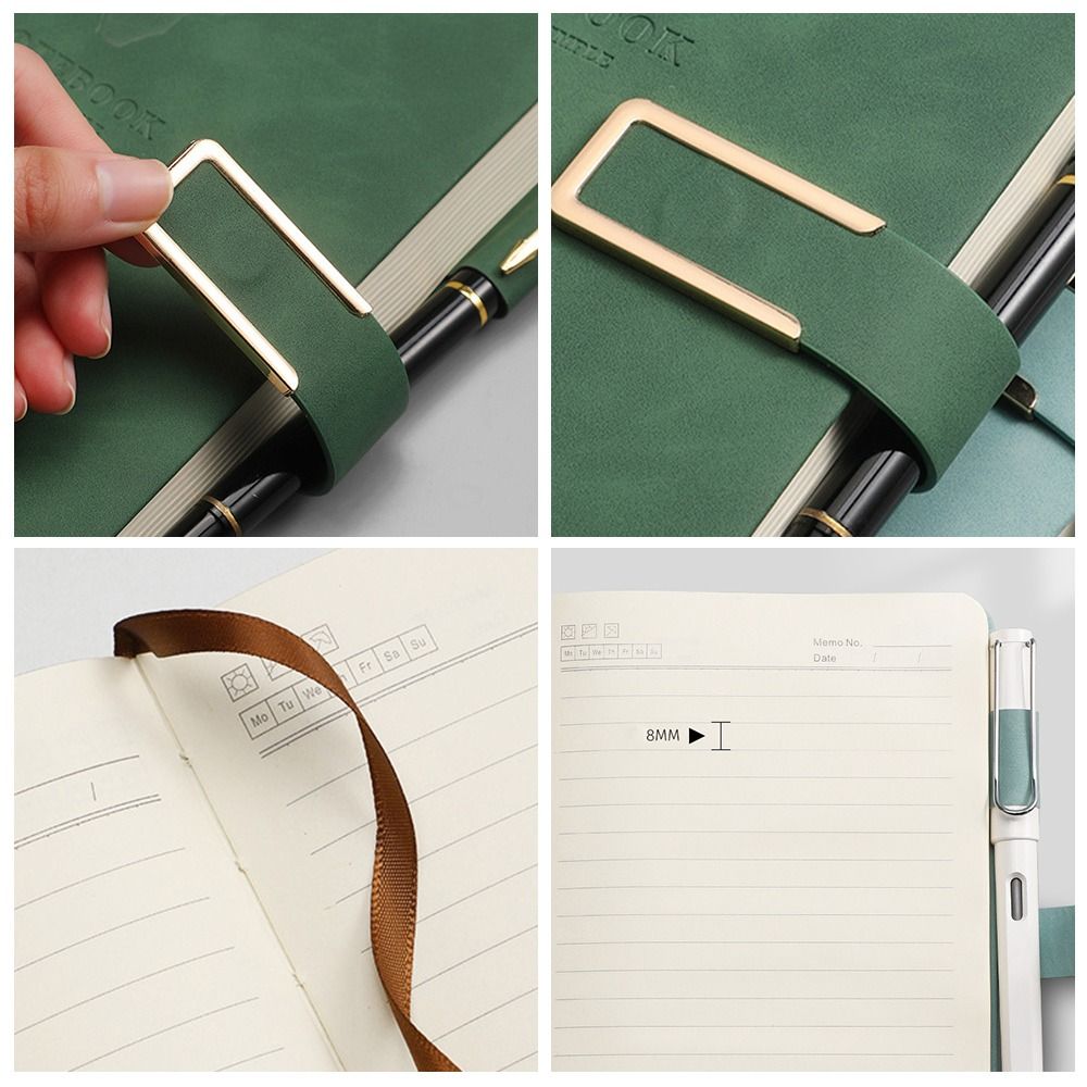 Neues PU-Leder Notizbuch mit M – Pen Holder Magnetic Bewertung und Preis