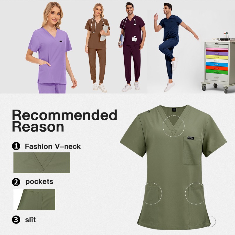 Unisex-Kurzarm-OP-Kittel-Set,  – Vet Tech Accessories Bewertung und Preis