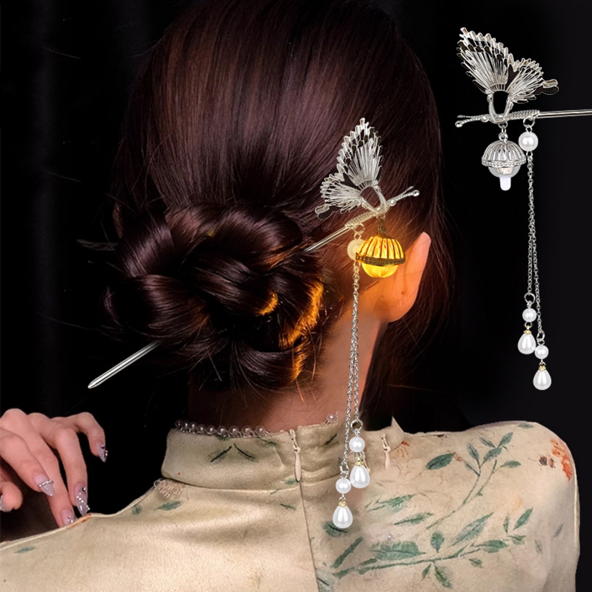 Leuchtende Blume Haarnadel Für – Vintage Tech Accessories Bewertung und Preis