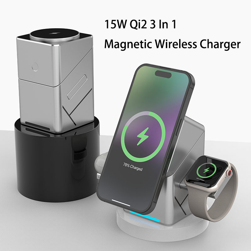 15W Touch-Drehbares Magnetisch – Wireless Charger 3 In 1 Bewertung und Preis