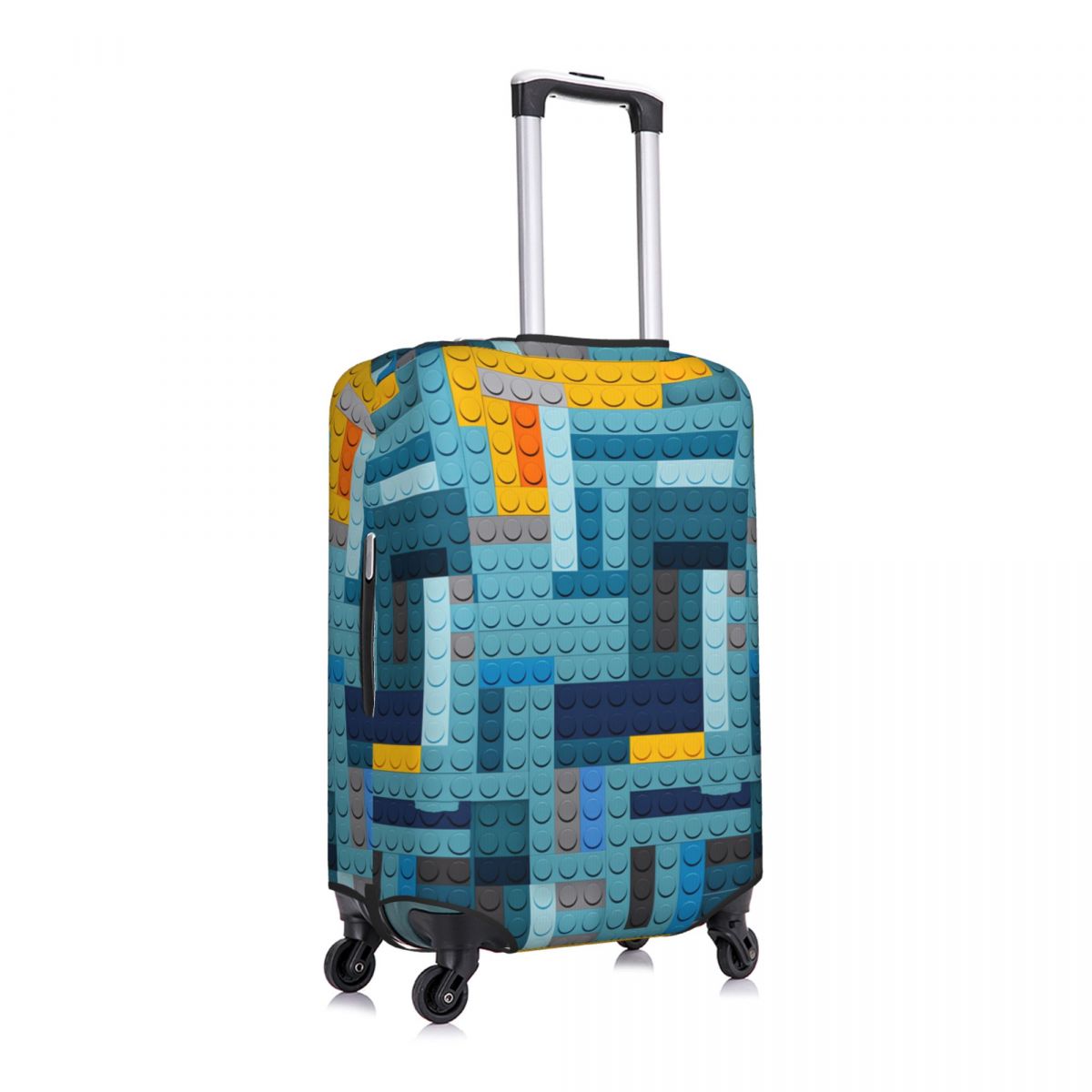 Blue Tech Pixel Building Block – Tech Accessories Travel Case Bewertung und Preis