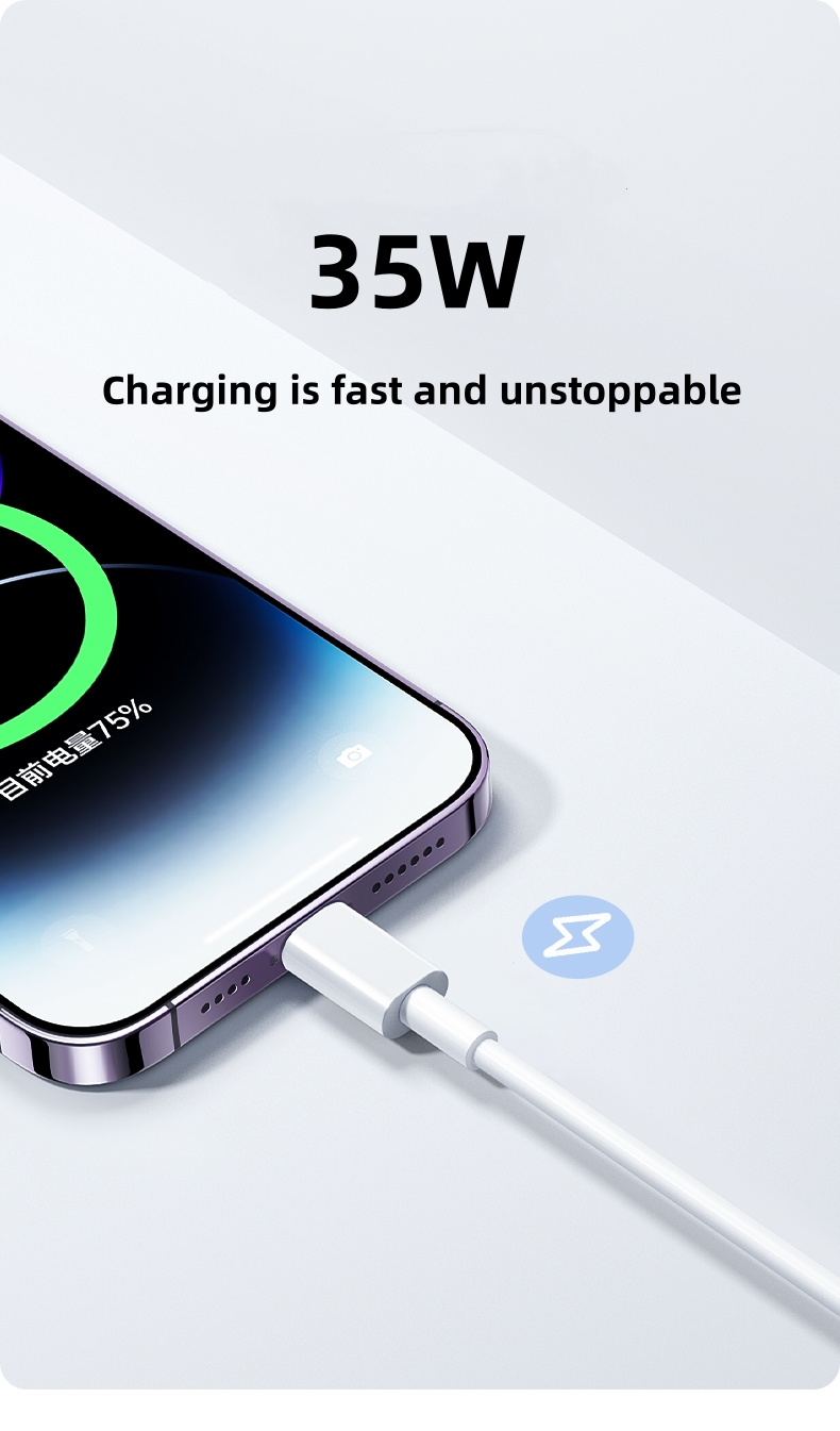 35 W USB-Kabel für iPhone 14 1 – Tech Accessories Apple Bewertung und Preis