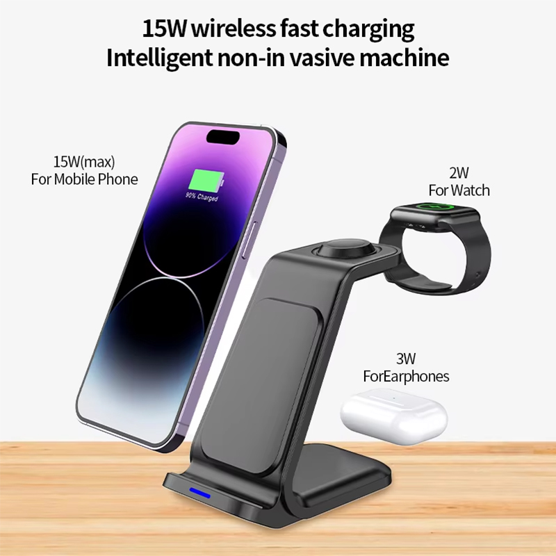 15W 3-in-1 Kabelloses Ladegerä – Wireless Charger 3 In 1 Bewertung und Preis